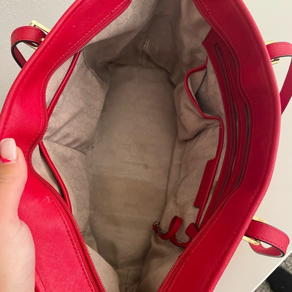 Michael Kors Red Tote - Picture 3 of 3